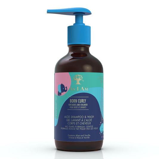 As I am - Born Curly - Aloe Shampoo &amp; Wash (Shampoing et gel douche)